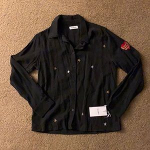 Lauren Moshi long sleeve button up shirt